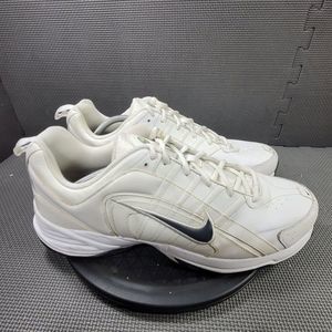 Mens Sz 14 White Nike T-Lite VIII Leather Training Shoes